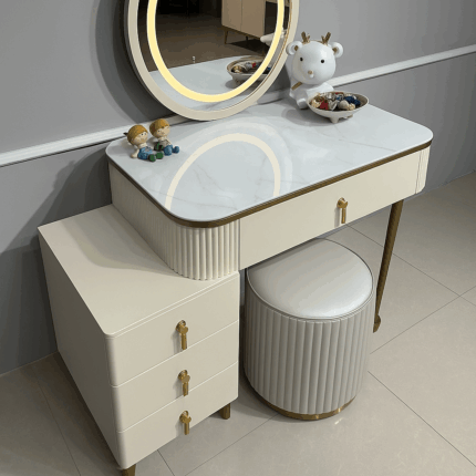 Coiffeuse Perle Ivoire