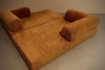 Sofa loungo terracota pailletée