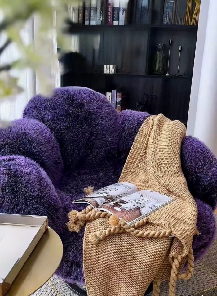 Fauteuil coquelicot mauve Fauteuil coquelicot Mauve