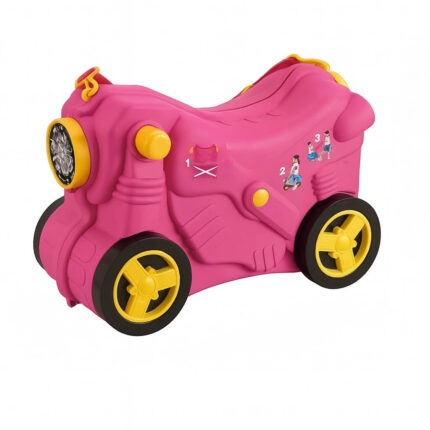Valise voiture rose